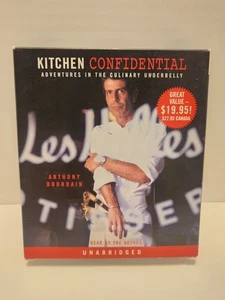 Kitchen Confidential Anthony Bourdain CD Audiobook Unabridged 7-CDs Ships Free - Picture 1 of 7