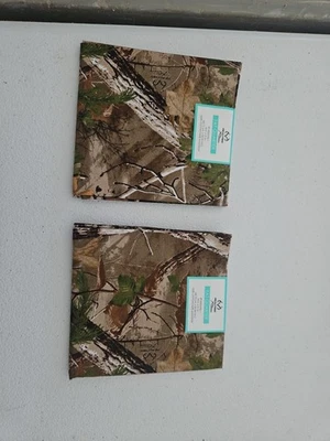 Real Tree Xtra Green 100% Cotton Fat Quarter 18" x 21" Camouflage NEW Lot Of 2 - Image 1 of 4