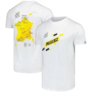 Tour de France 2025 Route T-Shirt 2-seitig Fan Geschenk alle Größen - Bild 1 von 5