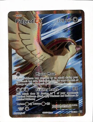 Pidgeot EX 104/108 Evolutions Full Art Ultra Rare Holo Pokemon Card - Image 1 of 2