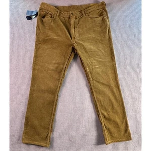 Polo Ralph Lauren Mens Corduroy Varick Slim Straight Pants Brown 40x32 NWT - Picture 1 of 4