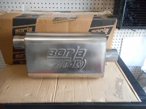 BORLA CRATE MUFFLER ATAK 400820 CENTER -OFFSET 2.5 IN AND OUT BRAND NEW - Picture 1 of 5