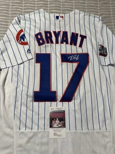 Kris Bryant Signed 2016 World Series Jersey Chicago Cubs JSA COA AUTHENTIC AUTO - Picture 1 of 3