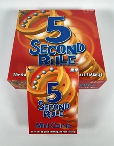 The 5 Second Rule Game & Mini Game University Games The Game Of Quick Thinking.. - Picture 1 of 13