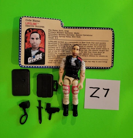 Lifeline Collector's Edition 2002 V5 G.I. JOE COBRA 25th LOOSE Complete Z7 Cover