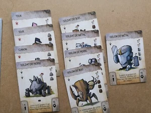 PETIT LOT DE CARTES EN FRANCAIS /WAR FOR CHICKEN ISLAND M138 - Picture 1 of 1