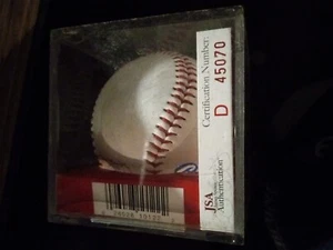 William Refrigerator Perry Chicago Bears Signed Baseball JSA COA D45070 - Picture 1 of 8