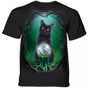 Camiseta Cat Rise of Witches Magic Fantasy Gatitos Linda Algodón Gatos Montaña S-3X - Imagen 1 de 3