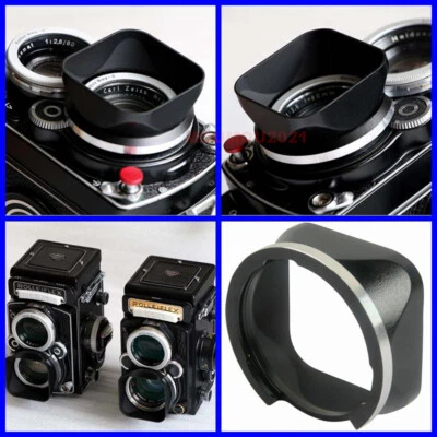 Bay III 3 Metal Lens Shade Hood For Rollei Rolleiflex 2.8C D 2.8E 2.8F 2.8GX FX - Image 1 of 4