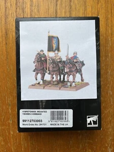 Kingdoms Of Bretonnia Mounted Yeomen Metal Command NIB The Old World Warhammer - Picture 1 of 3