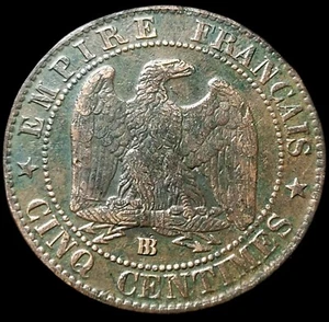 5 Centimes 1864 BB - Bild 1 von 2
