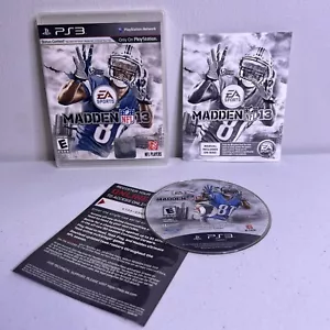 Madden NFL 13 (Sony PlayStation 3) PS3 Complete w/ Manual CIB Tested Free Ship - Picture 1 of 9