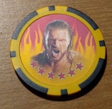 2011 Topps WWE Power Chipz #4 Triple H Wrestling
