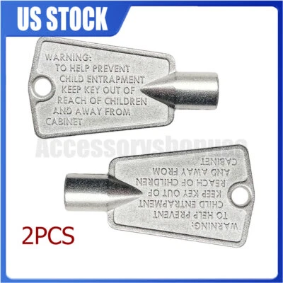 ACCESSORYSHOPUSA 2 PCS Freezer Door Key Fit For Kenmore AP4071414 PS2061565 216702900