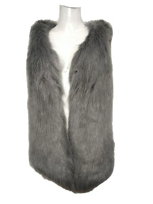 KENSIE Women NEW MEDIUM Faux fur Party jacket open front Vest  - Image 1 of 4