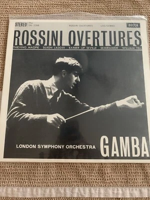 SXL 2266  PIERINO GAMBA - ROSSINI Overtures - DECCA orig LP Vinyl Record Album - Image 1 of 4