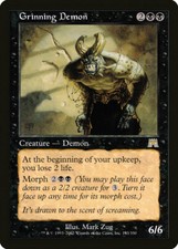 Magic MTG Tradingcard Onslaught 2002 Grinning Demon 153/350