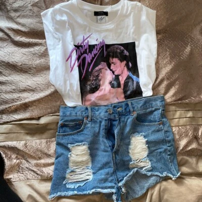 monki denim shorts - Image 1 of 4