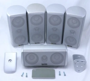 INFINITY Total Solutions Speaker Set - Four SAT 1100 Satellites One CENTER 1100 - Picture 1 of 4