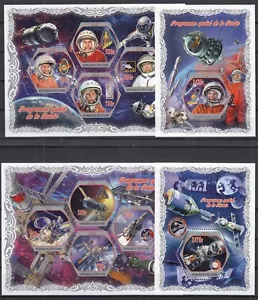 PK23274/ IVORY COAST – SPACE CONQUEST – 2018 MINT MNH BLOCKS - Picture 1 of 1