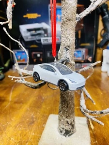 NUOVO TESLA MODEL Y Bianco Auto Decorazione Natalizia Ev Regalo Regalo 3 S X Roadster - Foto 1 di 4