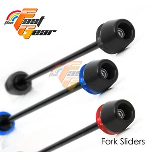 CNC Front Axle Fork Sliders Crash Protector For Kawasaki Versys 1000 Z1000 ZX6R - Imagen 1 de 9