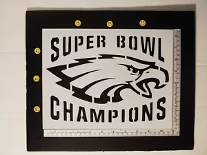 Philadelphia Eagles Super Bowl Champions 11" x 8,5" individuelle Schablone KOSTENLOSER VERSAND - Bild 1 von 2