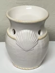 Yankee Candle Ceramic Seashell Tart Warmer Burner New! - Picture 1 of 2