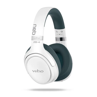 Veho ZB-4 Kabellose Kopfhörer Mikrofon headset 5.3 Bluetooth Over-Ear 36H Spielz - Bild 1 von 4