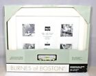 Burnes of Boston 10 x 13 Biała Kolaż Dekoracyjna ramka na zdjęcia z linią poziomu Nowa