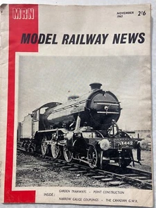 MODELLEISENBAHN NACHRICHTEN NOVEMBER 1963 GARTENSTRASSENBAHNEN - KANADISCHE GWR - WEICHENGEBÄUDE - Bild 1 von 1