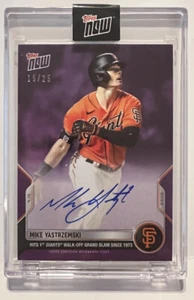 2022 Topps ahora 573C Mike Yastrzemski en tarjeta automático ¡Grand Slam 15/25! 🙂 - Imagen 1 de 2