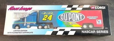 JEFF GORDON 1/64 - 1994 CORGI Race Image Collectibles Transporter DuPont #24 - Image 1 of 4