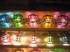 20 Vintage PIFCO Cinderella Christmas Lights original Box + Spare shades/ bulbs