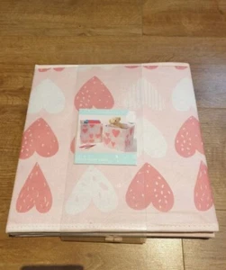 Next 2 set Heart Print Storage Cube Size: H30x W 30 x D 30 cm BNWT - Picture 1 of 4