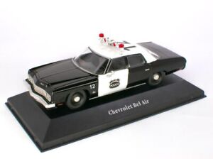 1:43 Chevrolet Bel Air US Police by Ex Mag in Black and White KW03