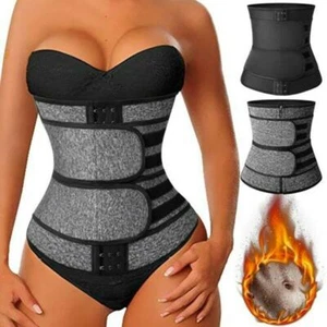 Faja Waist Trainer For Women Men Body Shaper Sauna Sweat For The Lower Belly - Picture 1 of 14