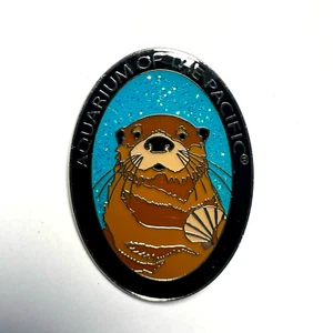 Aquarium of the Pacific Sea Otter Pin - Collectible Souvenir RARE LIMITED - Picture 1 of 3