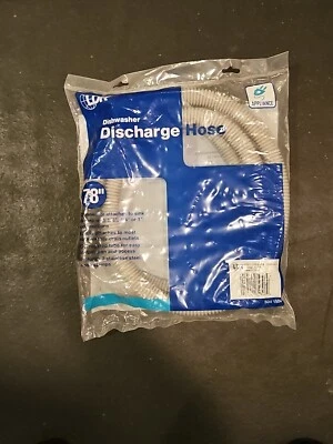 MANGUERA DE DESCARGA PARA LAVAVAJILLAS LDR, 78" DE LARGO, CONECTA DESAGÜE DE FREGADERO DE 5/8" #504 1500 Foto 1 de 3