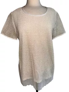 Moncler T-Shirt Gr. L Kurzarm Baumwolle Pullover Wollweiss Neu Shirt - Bild 1 von 8