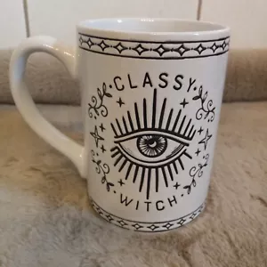 Halloween Entertaining Mug "Classy Witch" 16 oz. Brand New Ceramic - Picture 1 of 3