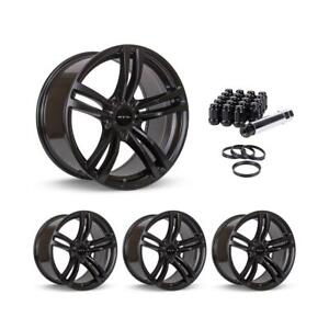 Wheel Rims Set with Black Lug Nuts Kit for 04-08 Chrysler Crossfire P841808 17 i