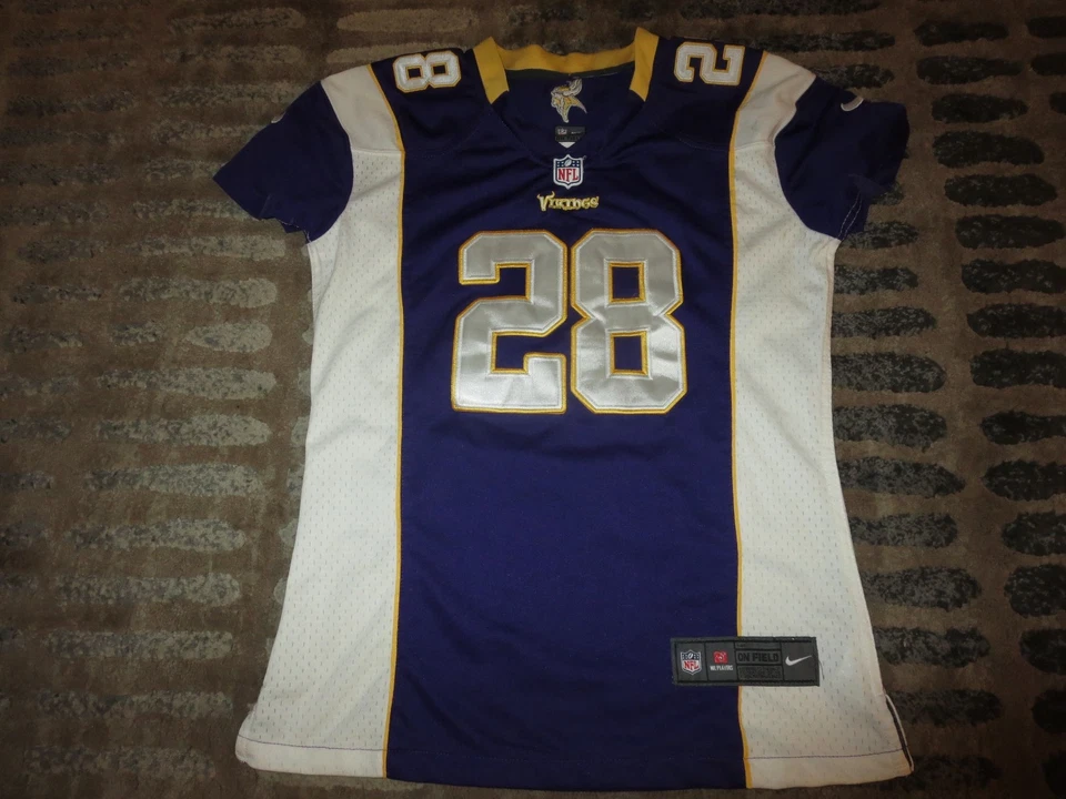 Camiseta Adrian Peterson #28 Minnesota Vikings Nike NFL para mujer M mediana Foto 1 de 4
