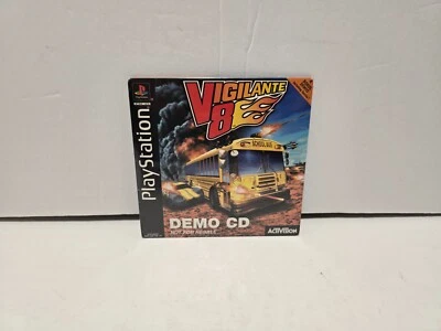 Vigilante 8 Demo CS Sony PlayStation 1 PS1 Complete in Box CIB (New) - Image 1 of 4