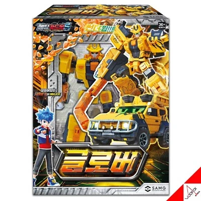 Metal Cardbot S Season2 GLOBER Transformer Robot Gold SUV Car Figure Toy 2024 - Image 1 of 4
