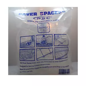 PAVER SPACER 4mm - 5/32" Transparent 50 pieces Per Bag - Picture 1 of 1