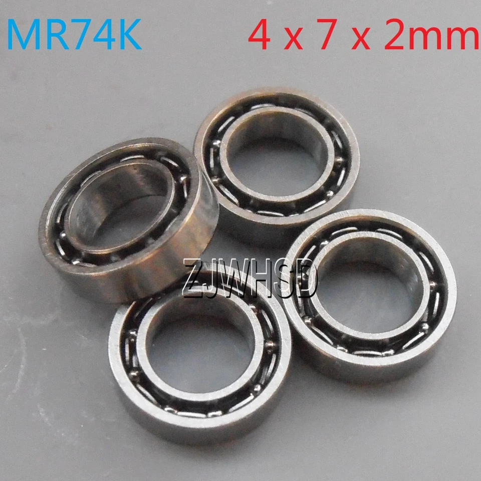 4pcs MR74 Bearing ID: 4 OD: 7 W: 2 mm for TAMIYA TRAXXAS HPI ALIGN LOSI RC DIY - Image 1 of 1