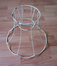 Frame for scalloped edge lampshade light bell shape vintage project arts craft