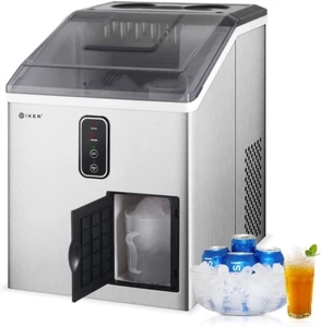 IKER Ice Makers Countertop 2 in 1 Ice Maker & Shaver Machine-33lbs/24H 12 Bul... - Picture 1 of 6