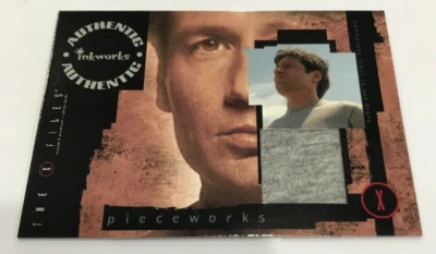 2002 INKWORKS THE X-FILES SEASON 8 TRADING CARD COSTUME CARD PW1 MULDER - Image 1 of 2
